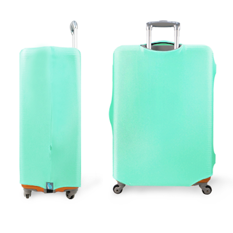 S TRAVELKIN Thickened Luggage Cover 18/24/28/32 Inch Suitcase Spandex Protective Cover 18-21luggage , European Attractions 